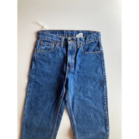 Men's NWT 90's LEVI'S 512 Vintage Deadstock Medium Rinse Slim Jeans, Size 28x34 - Picture 2 of 14